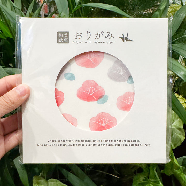 Premium Mino Washi Origami Paper Set | Pastel Pink