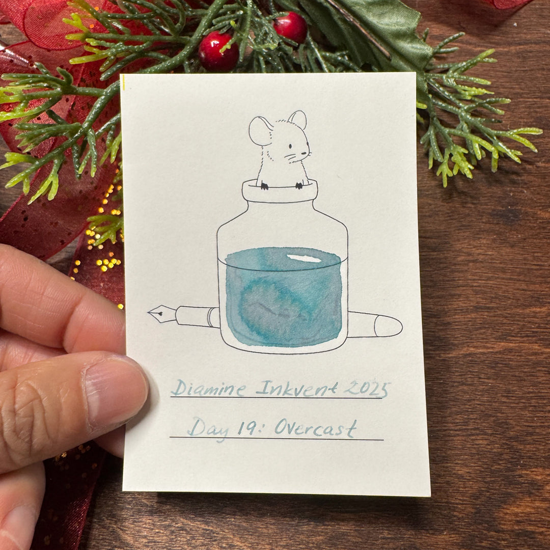 Diamine Inkvent Calendar 2025 Teal Edition