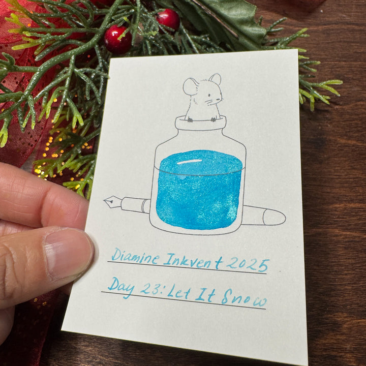 Diamine Inkvent Calendar 2025 Teal Edition