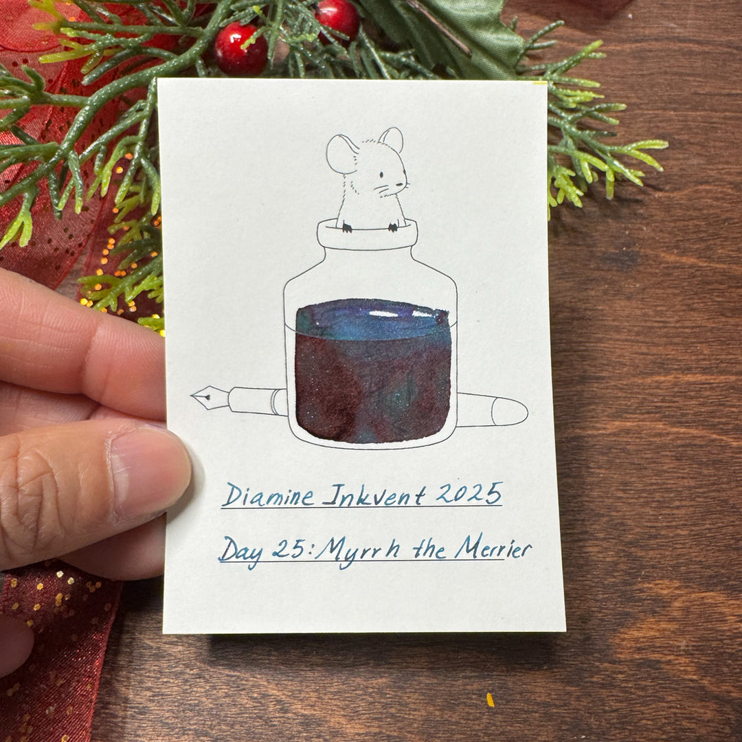 Diamine Inkvent Calendar 2025 Teal Edition