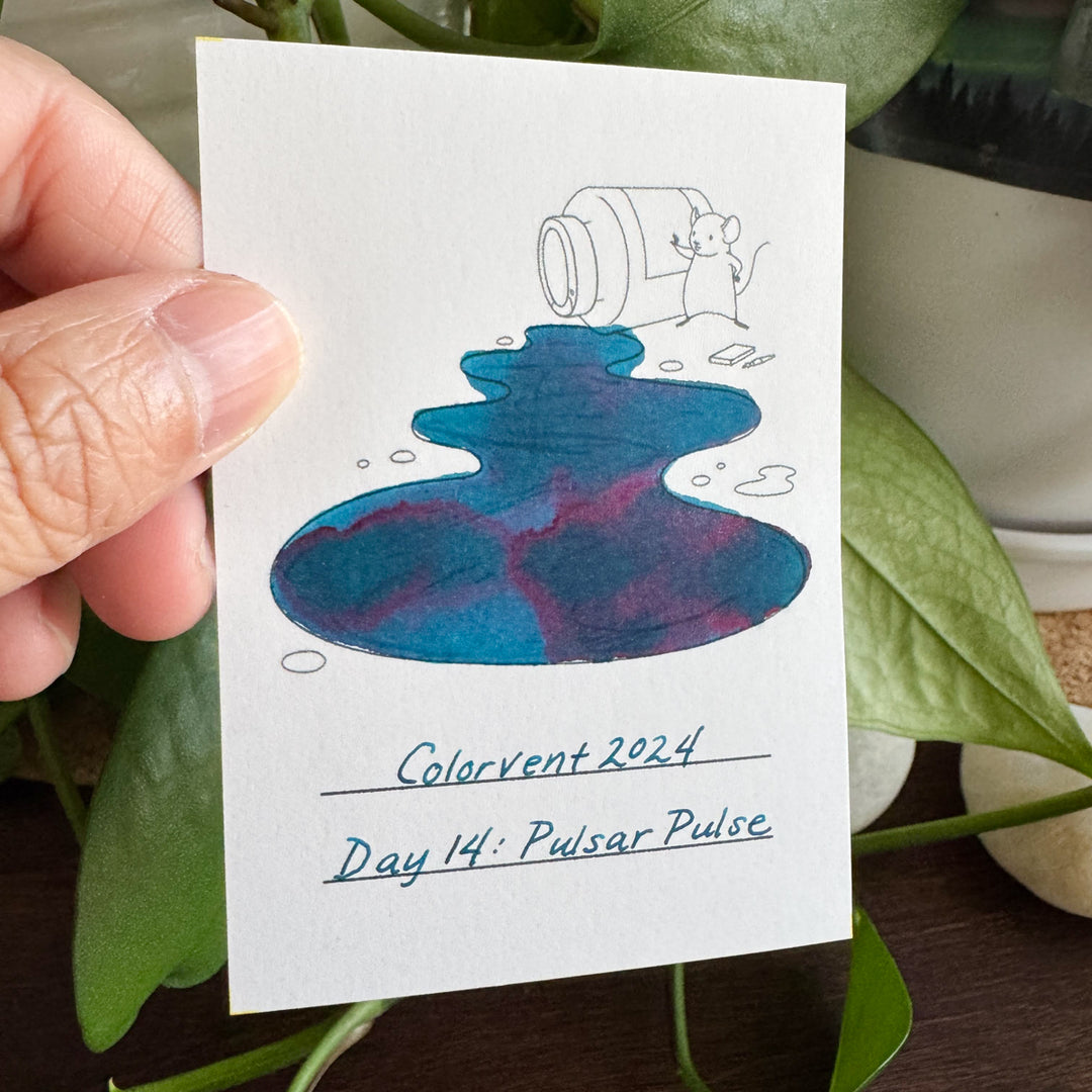 Happy Inkcident Ink Swatch Card