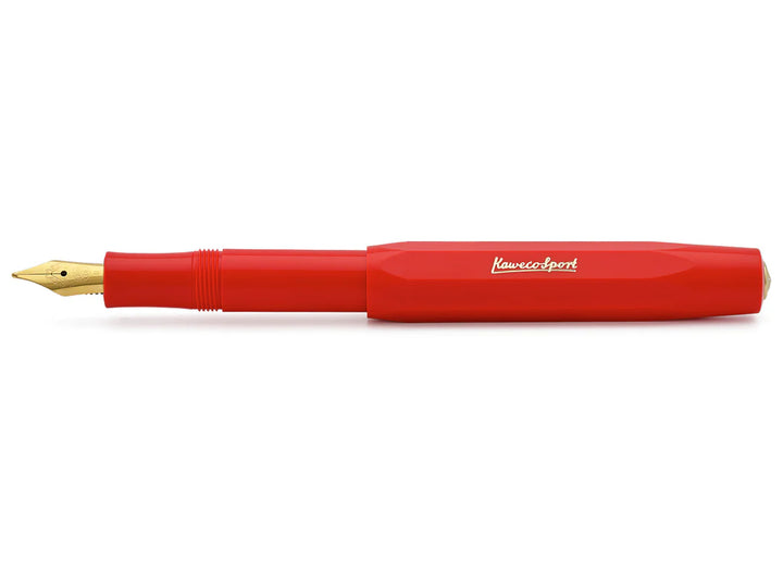 Classic Sport Fountain Pen | Red | Fine Nib