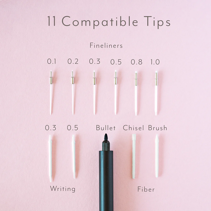 Lumos Mini Refillable Multi-Tip Pen | Wild Cherry Limited Edition