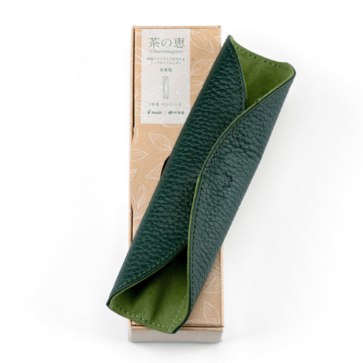 Chanomegumi Pen Sheath | Deep Green