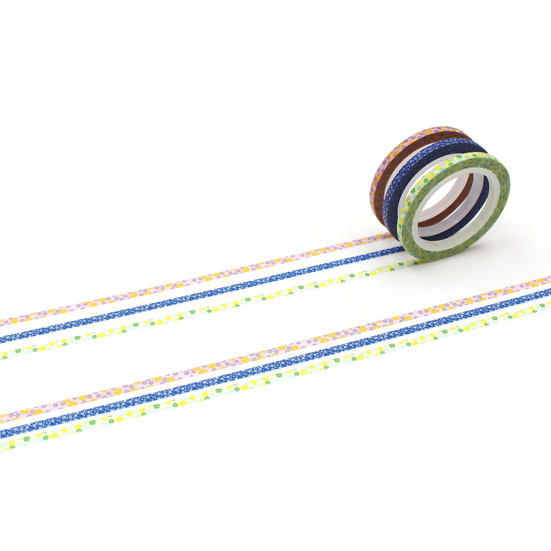 Very Slim Cross Flower | Washi Tape