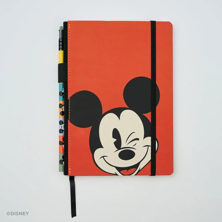 Blackwing X Disney Mickey Mouse and Minnie Mouse Slate Notebook | Medium A5 Blank | Limited Edition