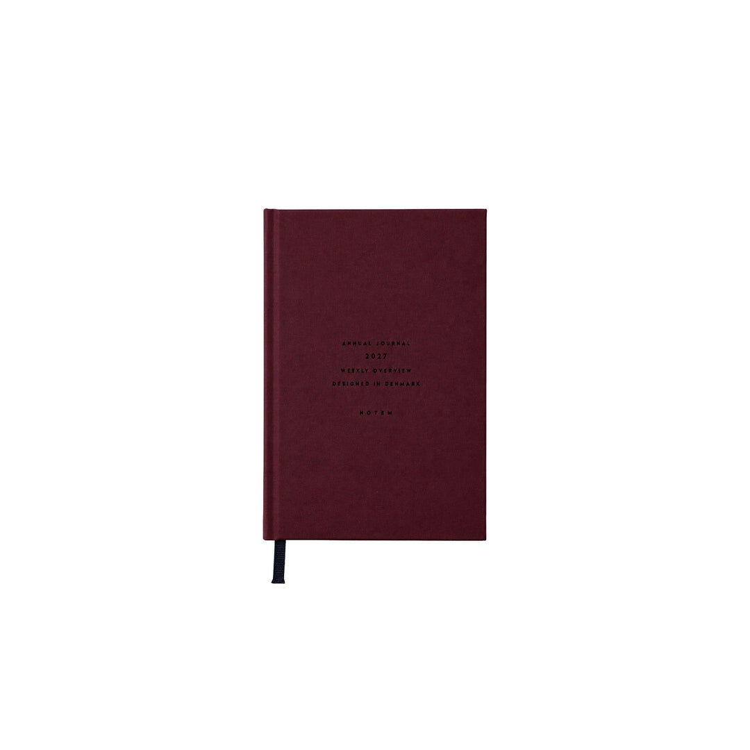 2027 ALVA Annual Journal Planner | Dark Red
