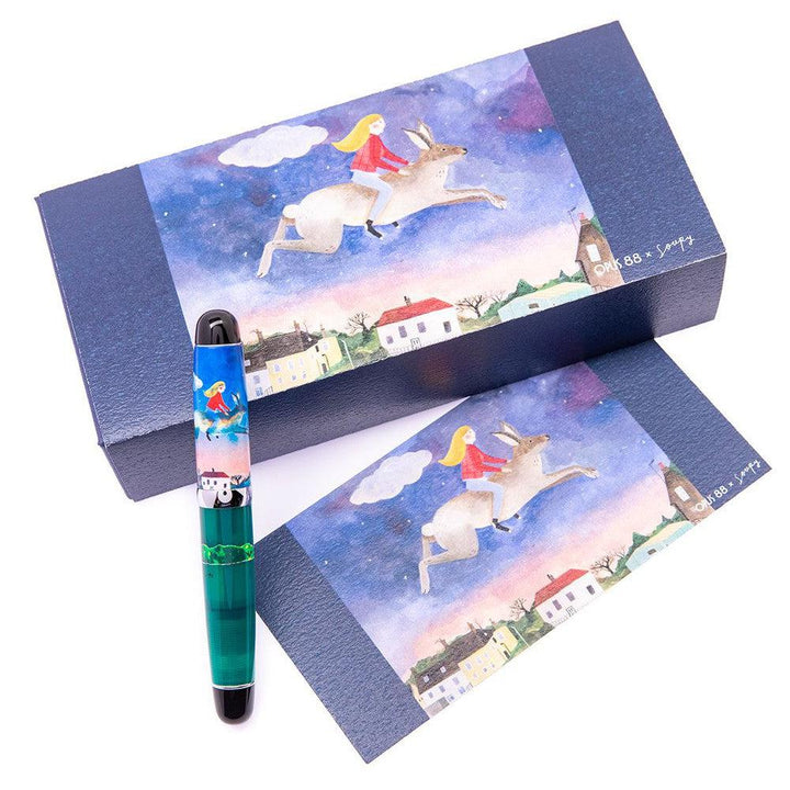 Soupy x OPUS 88 Flying Rabbit Mini Fountain Pen | Special Edition