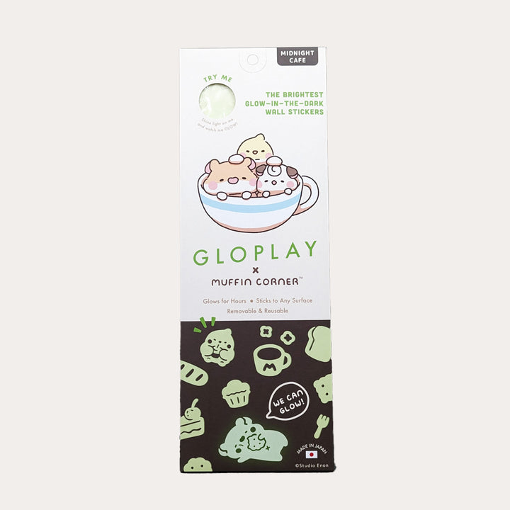 Midnight Cafe Glow in the Dark Stickers | Muffin Corner Special Edition