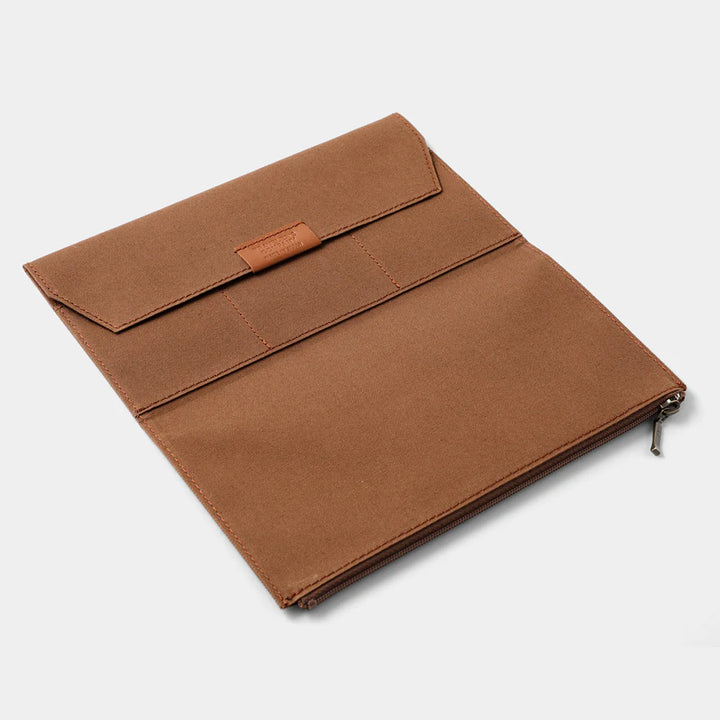 TRAVELER'S notebook Cotton Zipper Case | Regular Size | Coffee