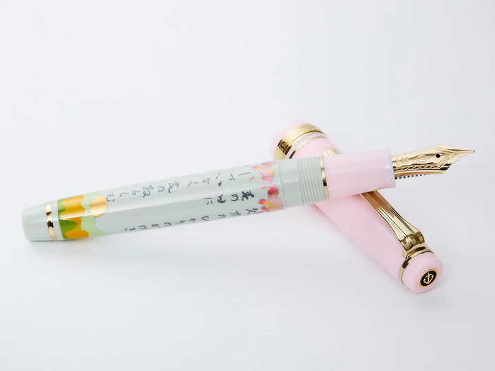 Pro Gear Slim Fountain Pen | Seasonal Waka Poetry | Spring | Limited Edition