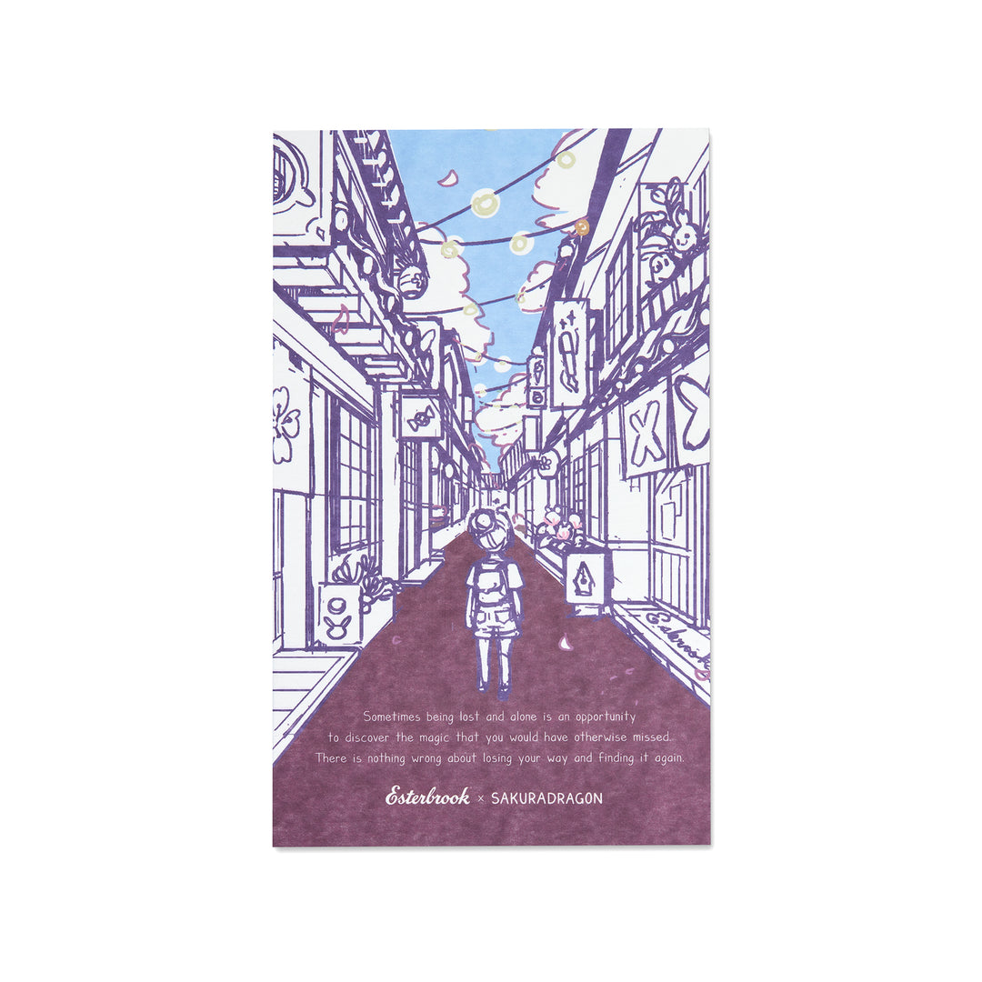 Sakura Street Blotter Paper