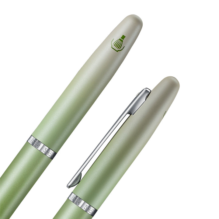 Sheaffer VFM 9431 Matcha Edition Rollerball Pen | Green Ombre Gradient with Chrome Trim