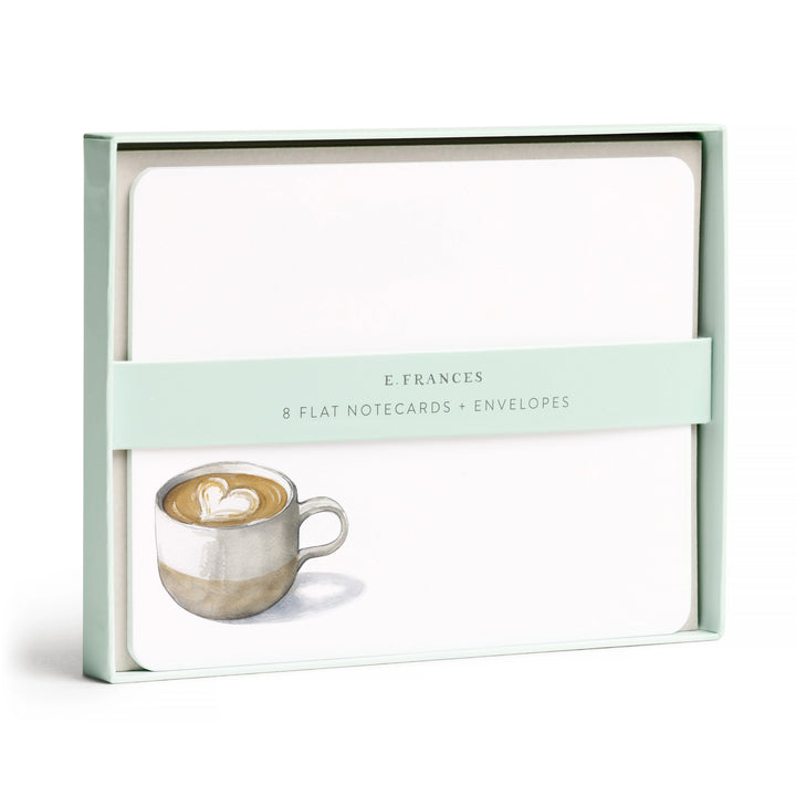 Latte Love |  8 Flat Card Set