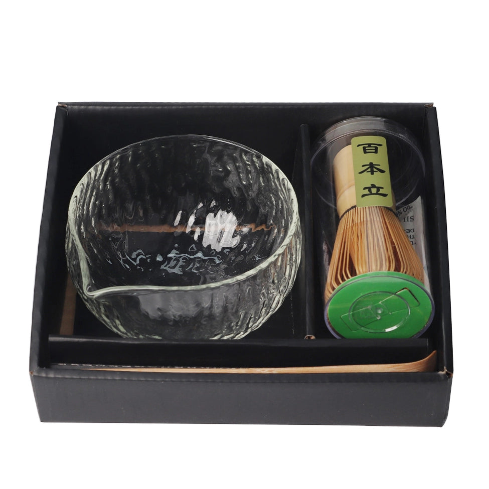 Glass Matcha Bowl Simple Gift Set