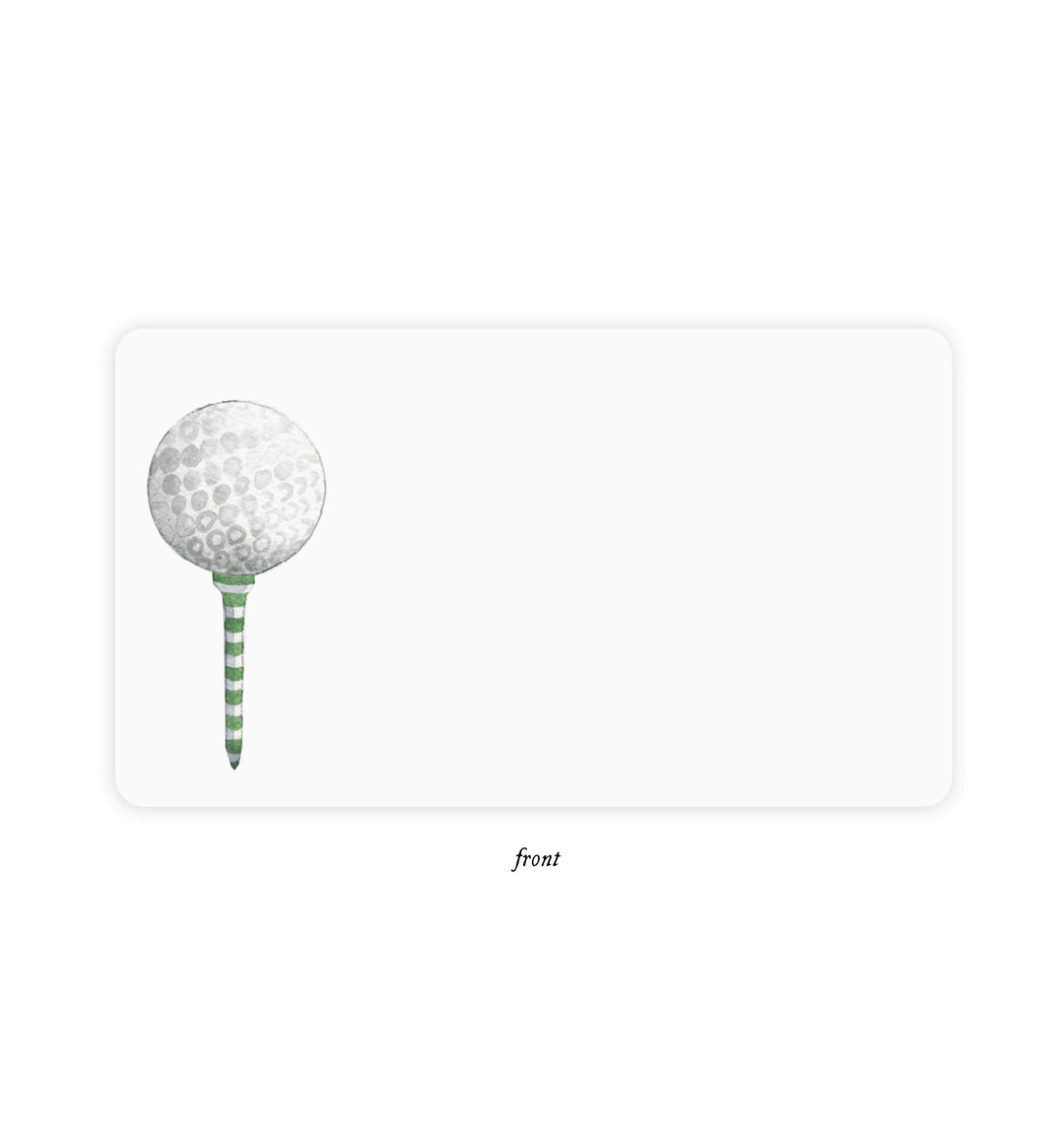 Golf Tee | Little Notes *
