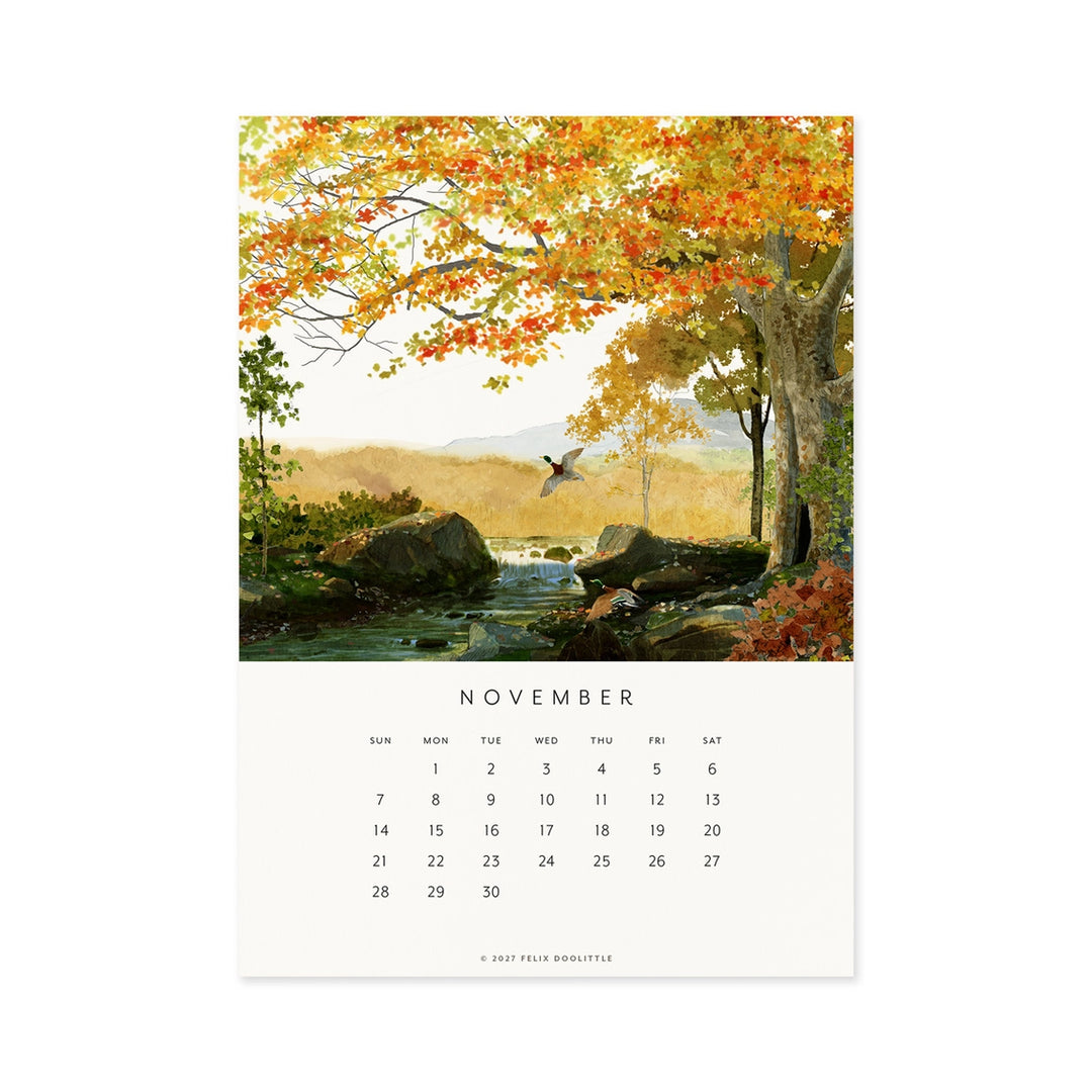 Drawn To Nature | 2027 Desk Calendar