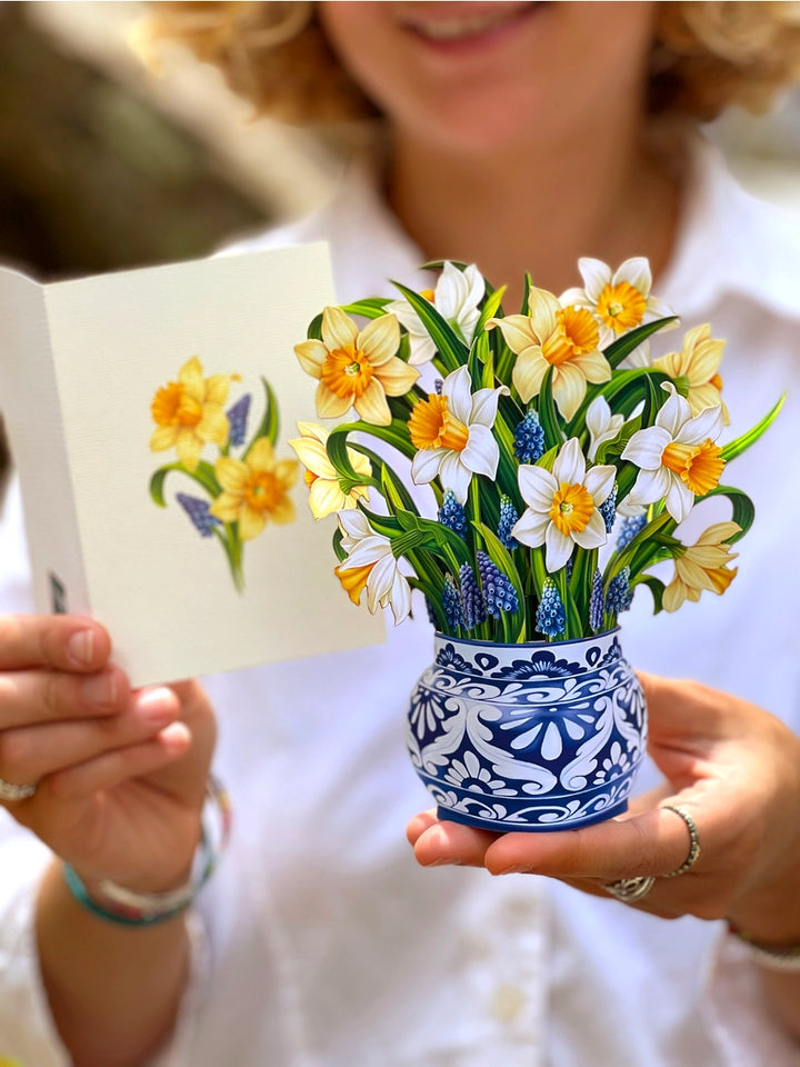 English Daffodils Mini Pop-Up Card