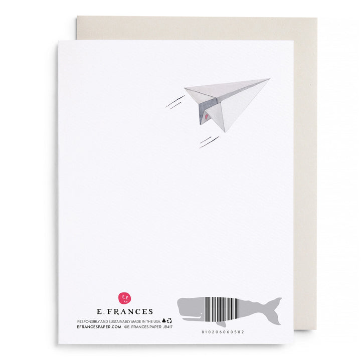 Paper Airplane Love | Greeting Card