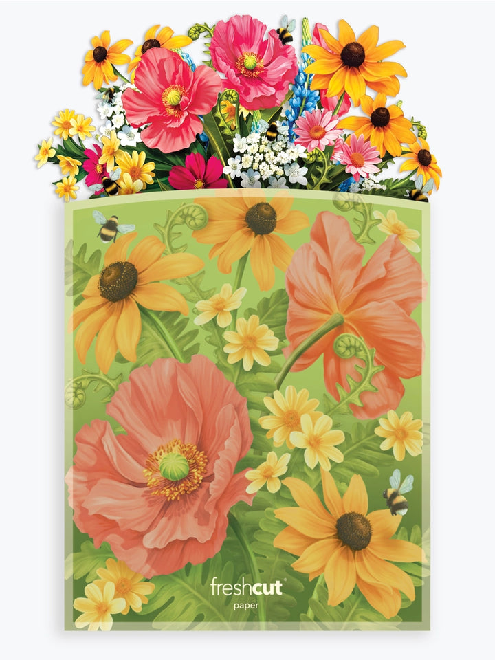 Wildflower Meadow Large Pop-Up Card