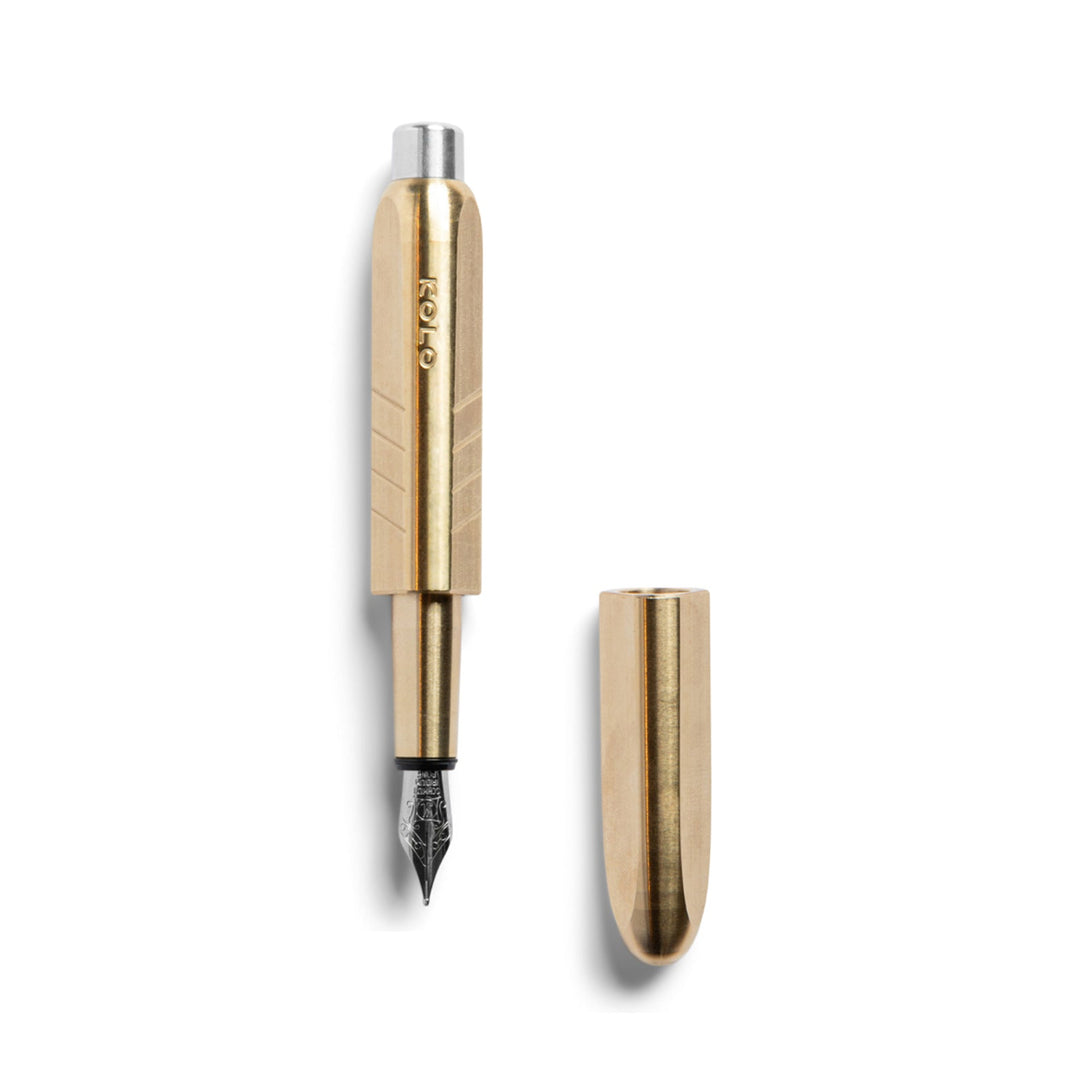 Tino Fountain Pen | Raw Brass
