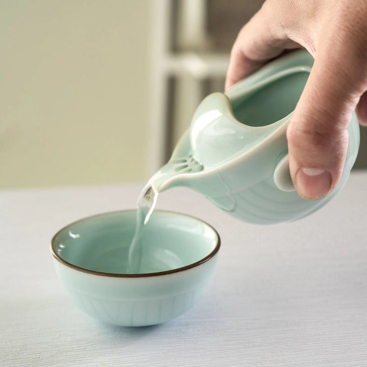 Koi Fish Creative Kung Fu Tea Pot Set