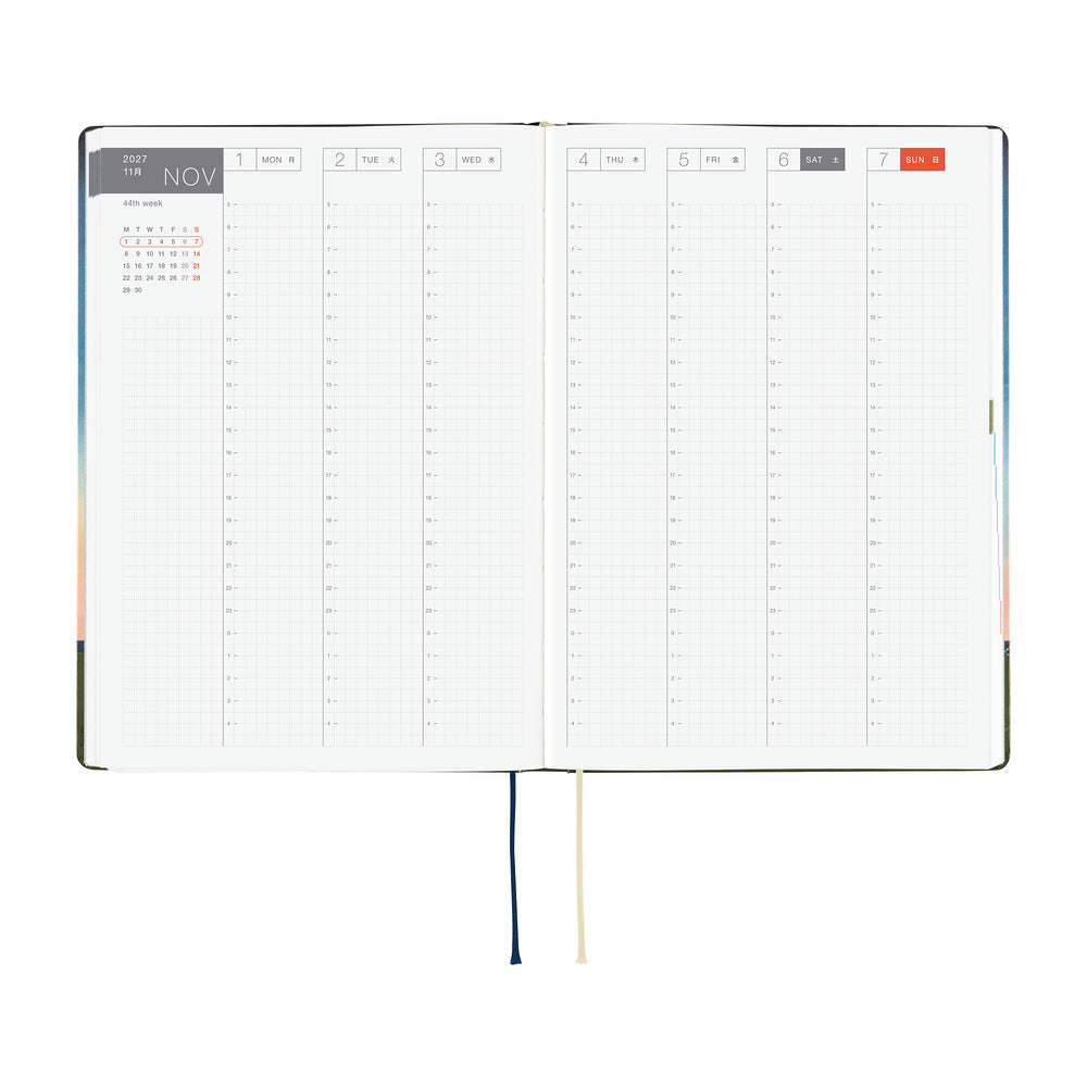 Hobonichi Techo 2026 A5 HON Planner | Hiroko Kubota: String Telephone Until the Moon is Full | English