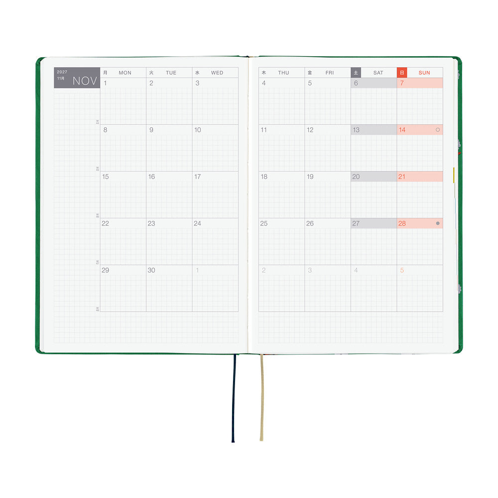 Hobonichi Techo 2026 A5 HON Planner | Bow & Tie: Sheep Sheep Sheep | English
