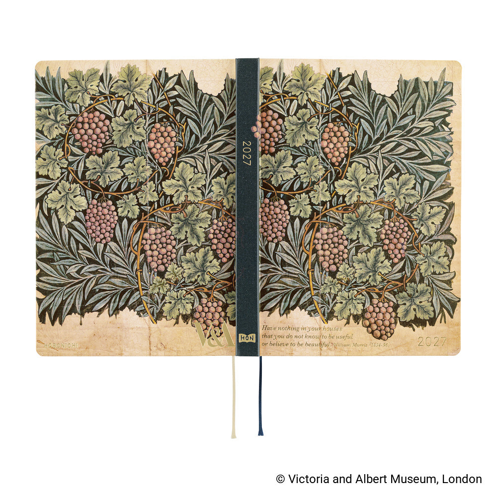 Hobonichi Techo 2026 A5 HON Planner | V&A Series: Vine | English