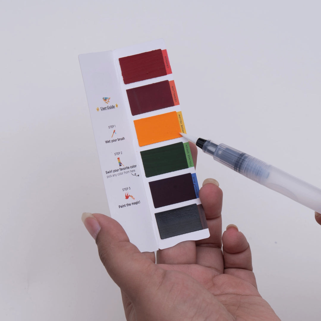 Viviva Mini Colorsheet | 6 Watercolors