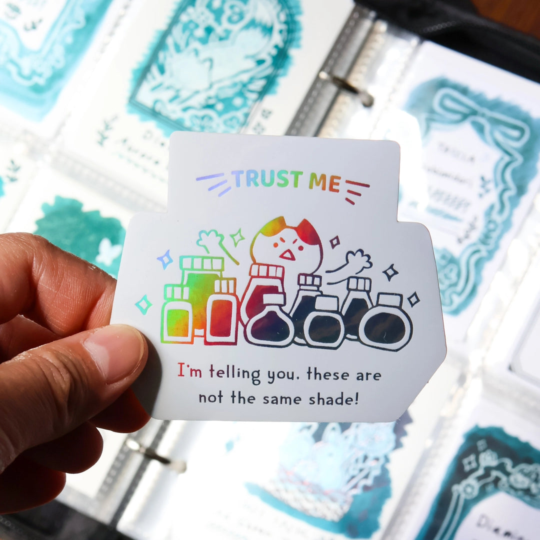 Trust Me | Holographic Vinyl Sticker