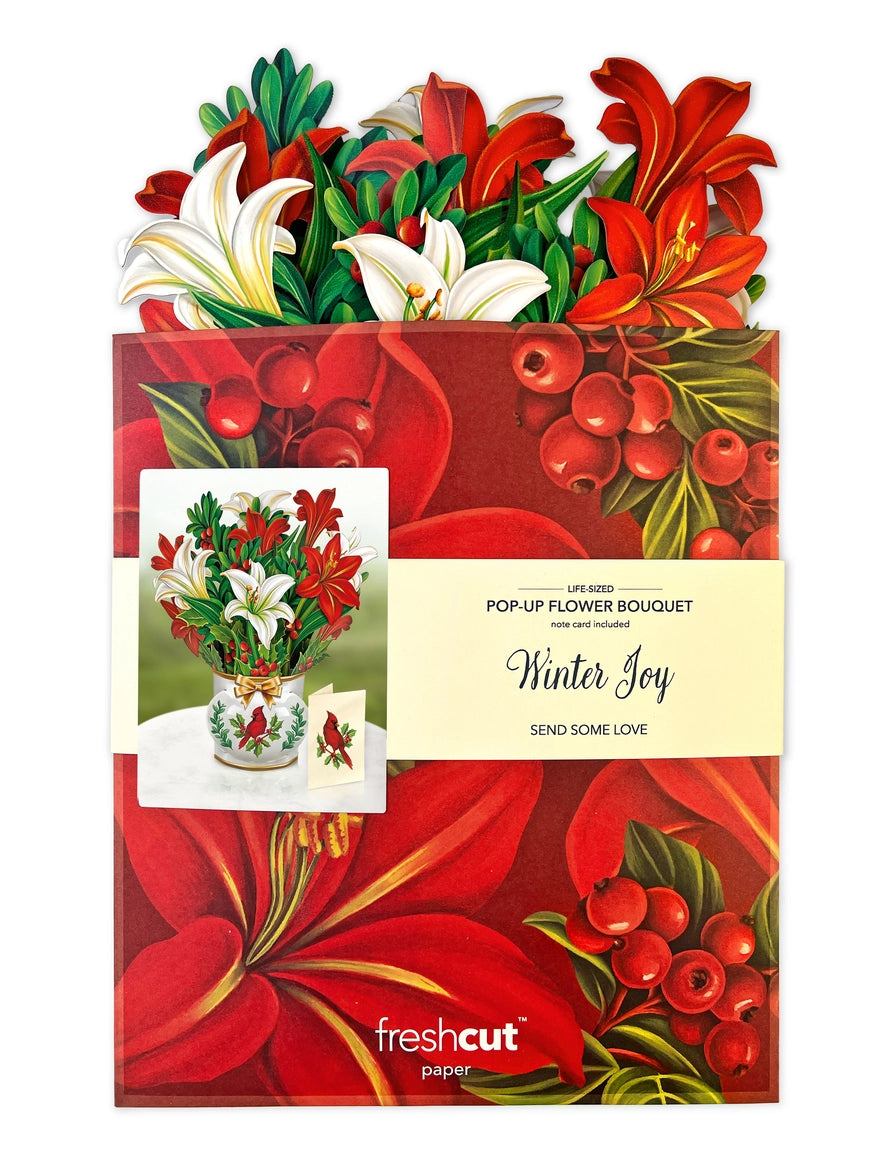 Winter Joy Large Pop-Up Card