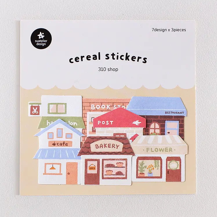 Local Shop Stickers Set