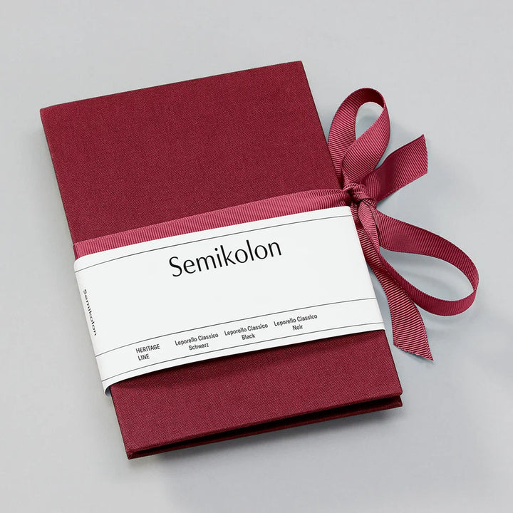 Semikolon Leporello Photo Album | Burgundy