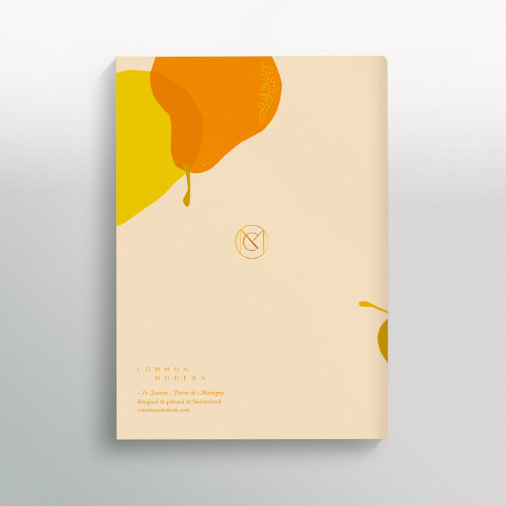 In Season Pears Poires De Martigny Dot Grid Notebook