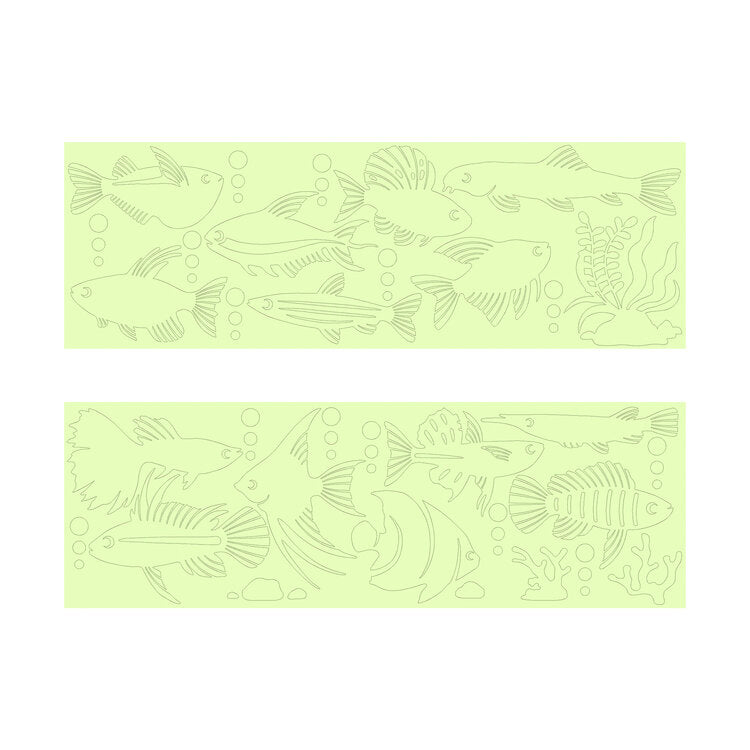 Tropical Fish Glow in the Dark Stickers
