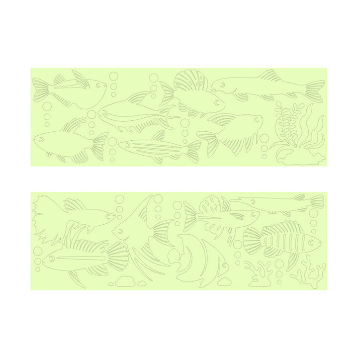 Tropical Fish Glow in the Dark Stickers