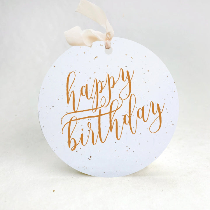 Happy Birthday Plantable Seed Gift Tags | Set of 3