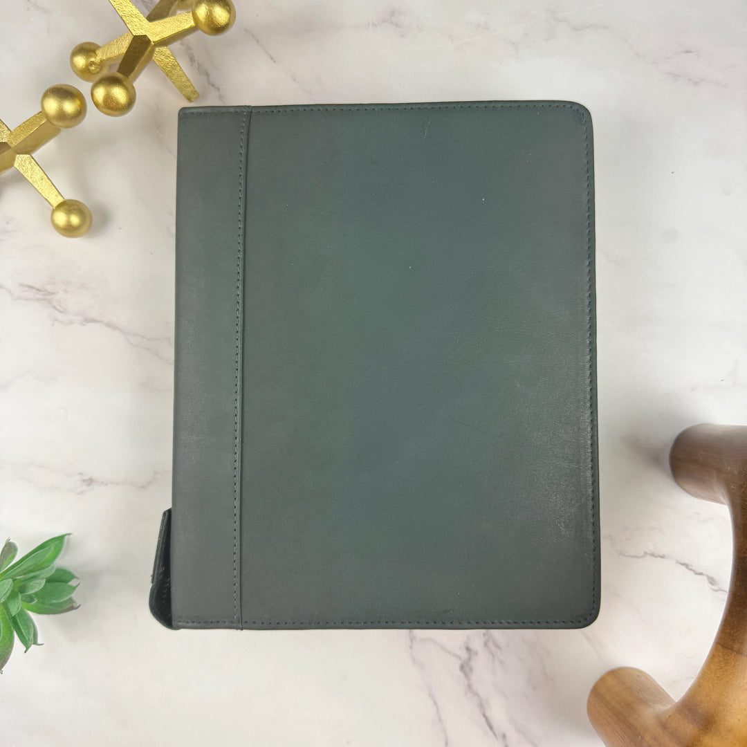 Leather Zipper 24 Pen Case
