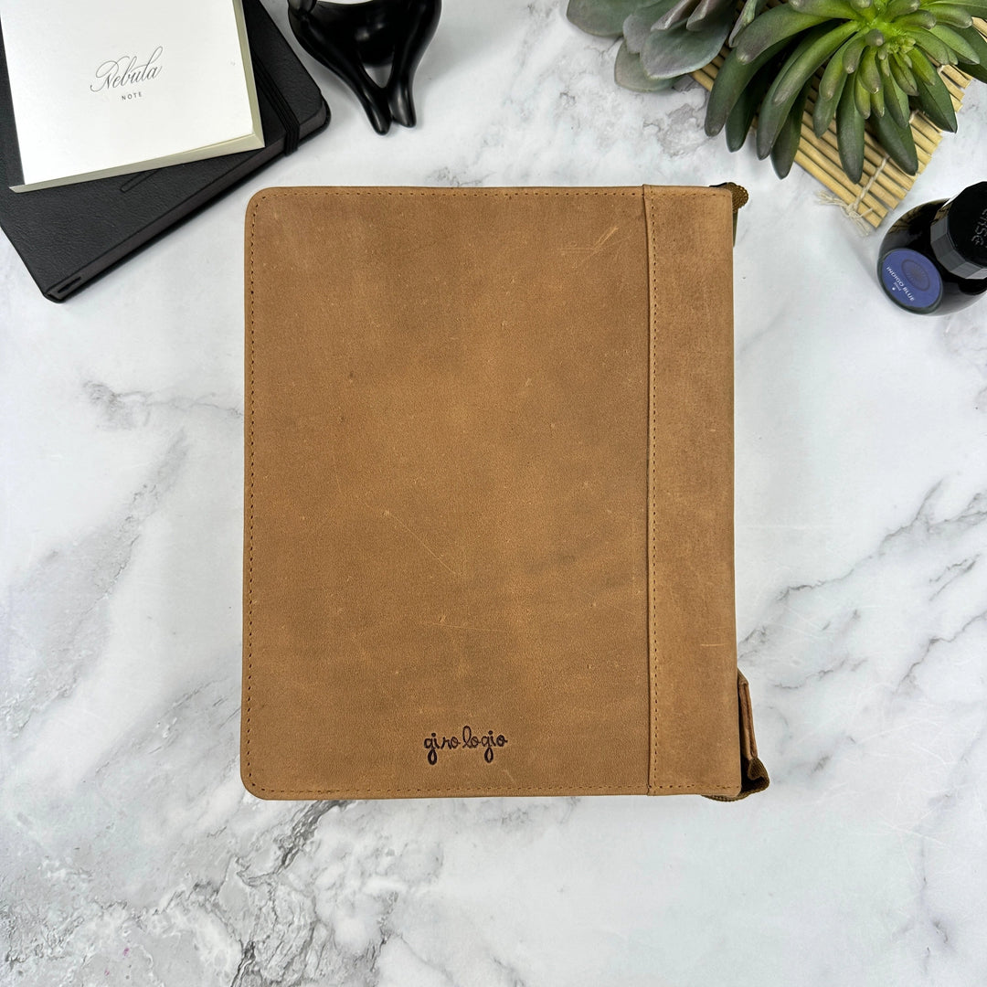 Leather Zipper 24 Pen Case