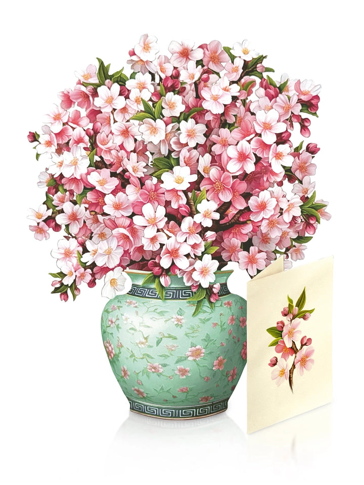 Japanese Cherry Blossom Mini Pop-Up Card