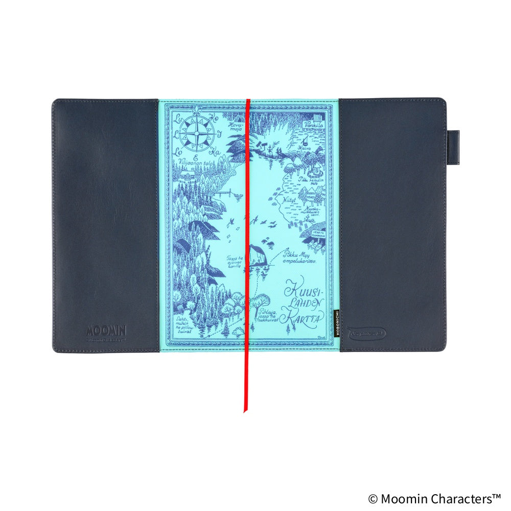 Hobonichi 5-Year A5 Techo Book Cover | Moomin: Written Memories [Large 5-Year Techo]