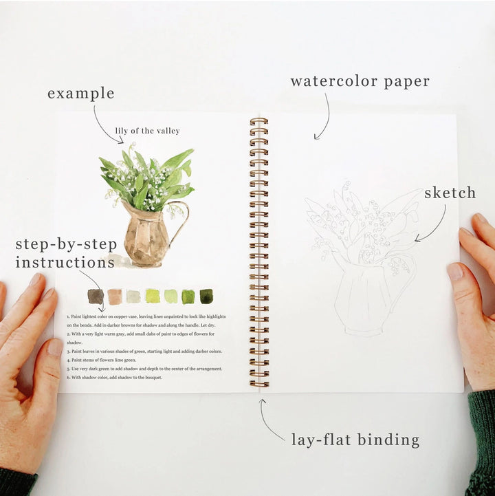 Emily Lex Studio Bouquets Watercolor Workbook