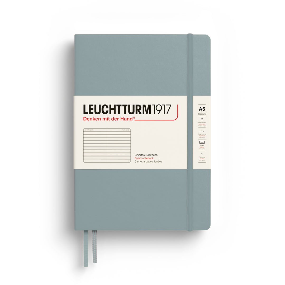 Leuchtturm1917 Hardcover Lined A5 Notebook | Dove