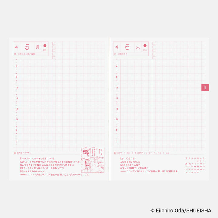 Hobonichi Techo 2027 A6 Planner | One Piece Edition | Book Only | Japanese (Copy)