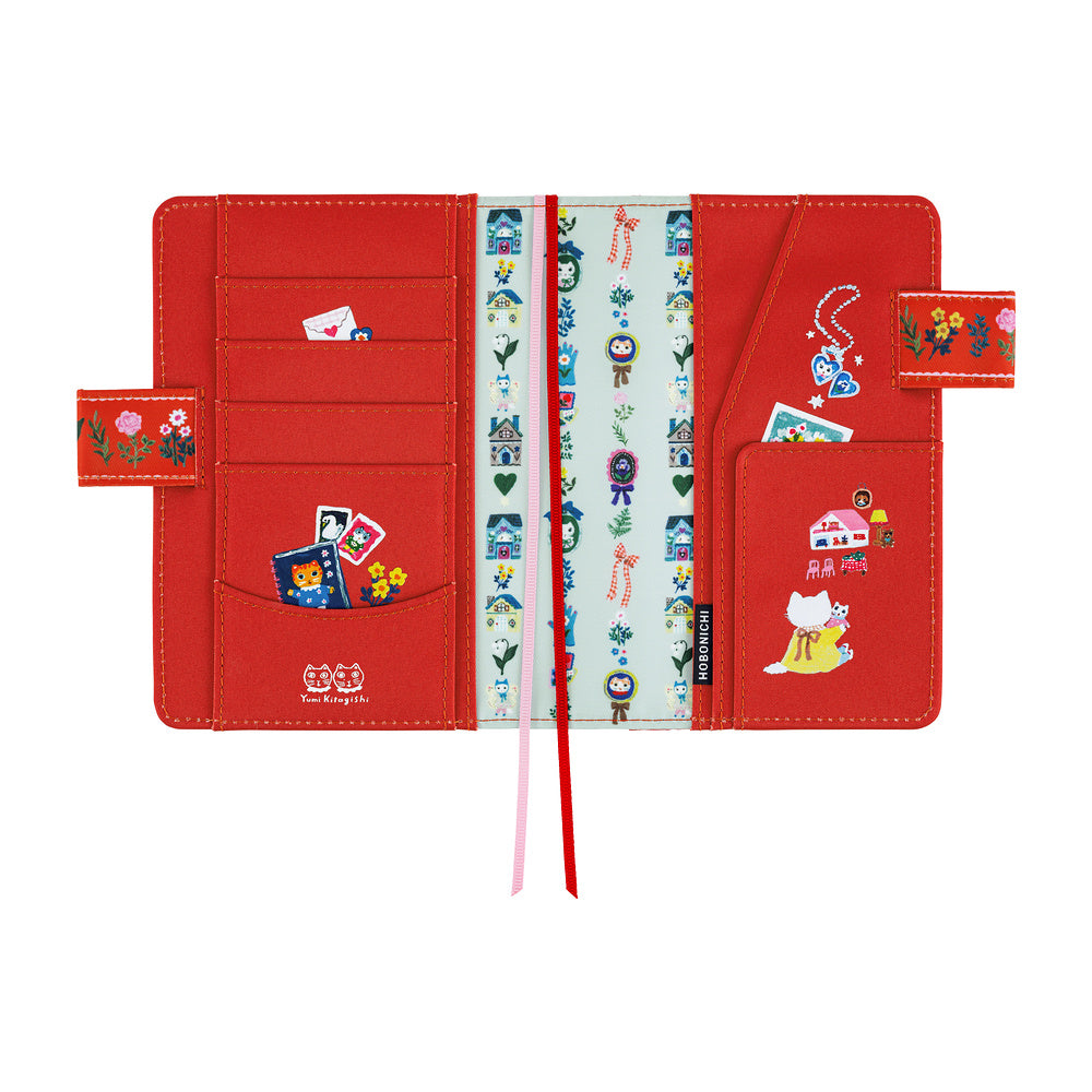 Hobonichi Techo A6 Original Cover | Yumi Kitagishi: White Cat House