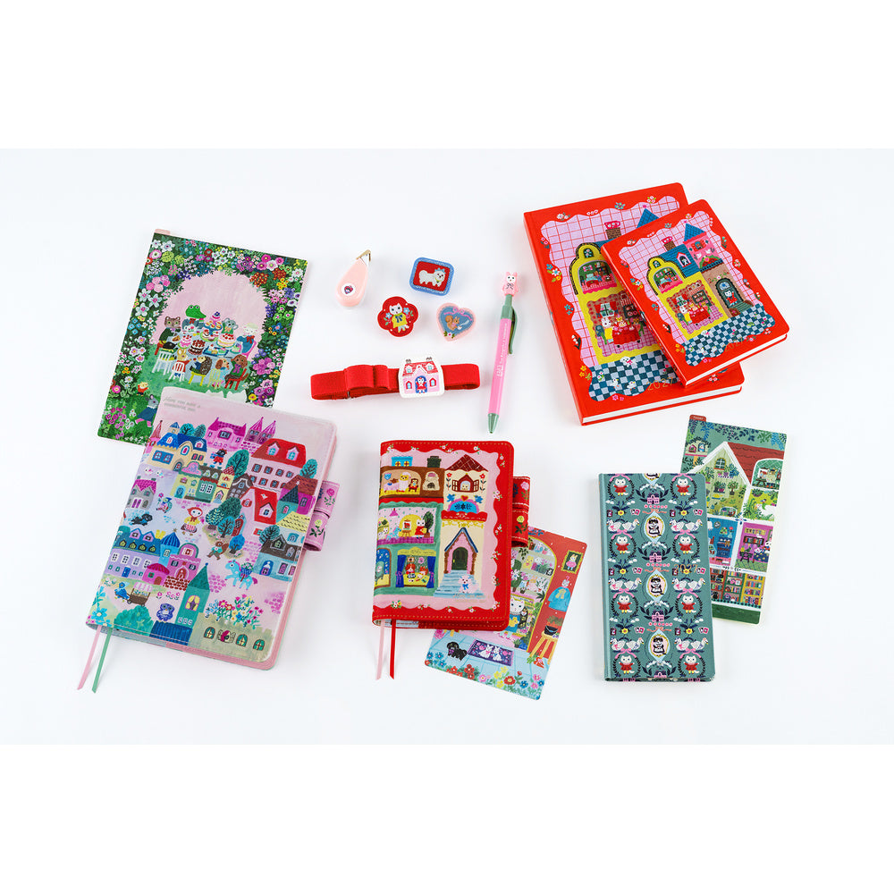 Hobonichi Techo A6 Original Cover | Yumi Kitagishi: White Cat House
