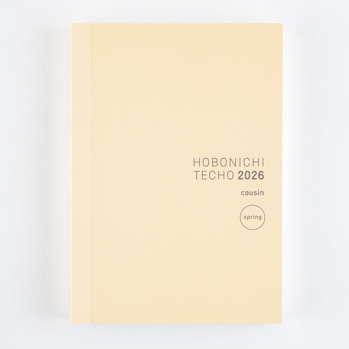 Hobonichi Techo 2026 A5 Cousin Planner | Spring Monday Start | Japanese Book Only