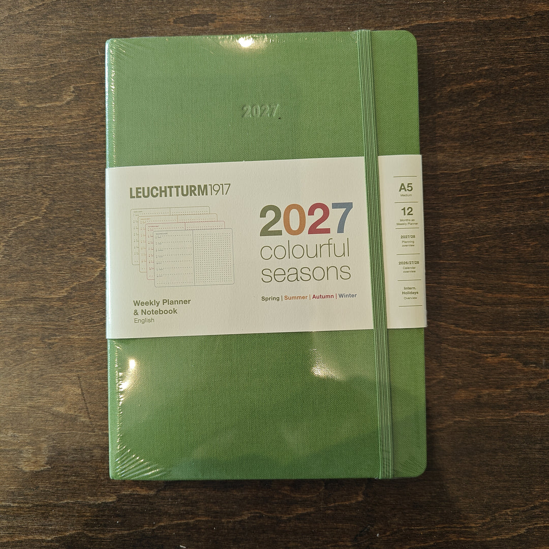 Spring Green 2027 Weekly Planner and Notebook | Colourful Seasons Series