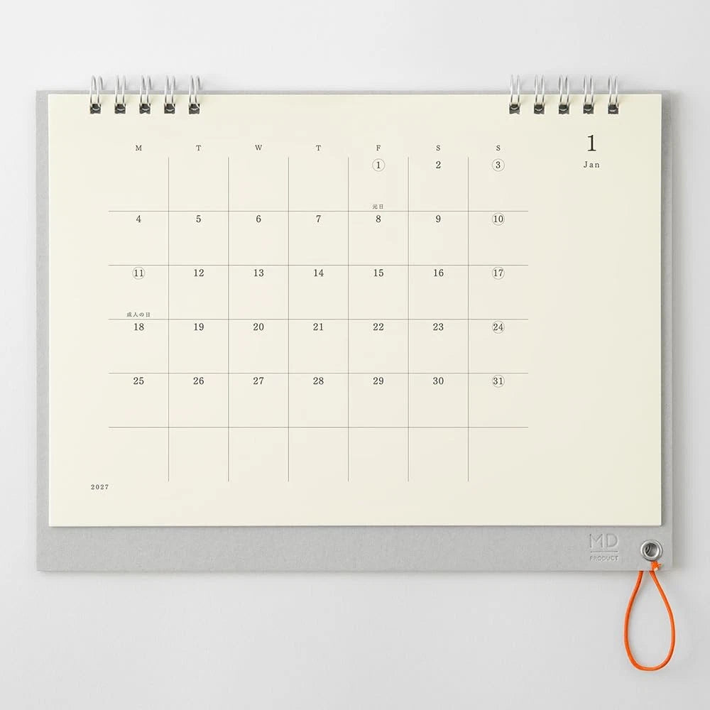 Midori 2027 MD Desktop Calendar